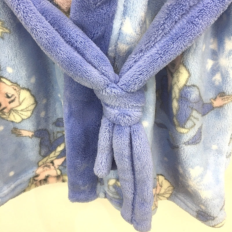 Target Disney Frozen Soft Fleece Purple Dressing Gown Kids Girls Size 4 NEW