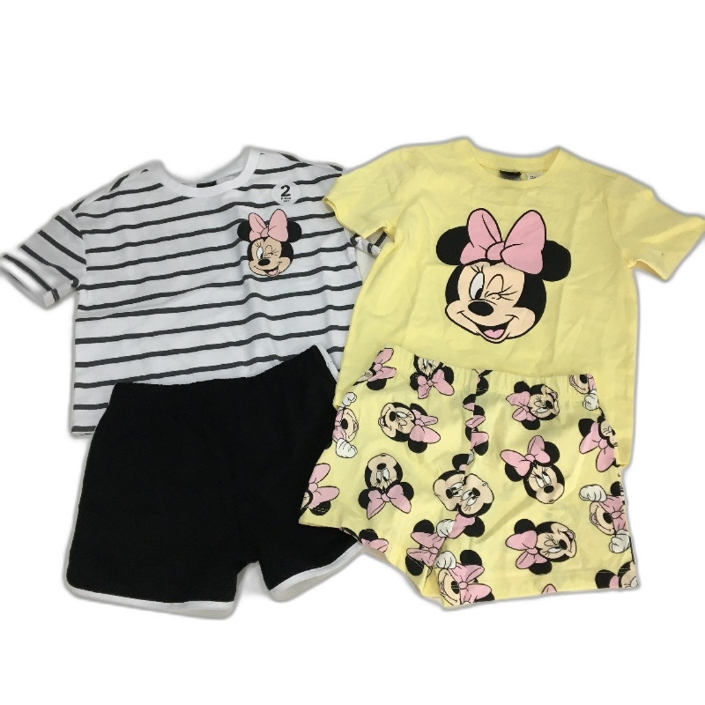 Target Disney Minnie Mouse 6 Piece Dresses & Clothing Pack Kids Girls Size 4 NEW