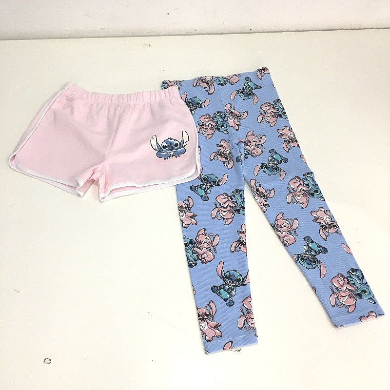 Disney Lilo & Stitch 4Pce Clothing Size 4 & Princess Gumboot Sz 7 Pack Girls NEW