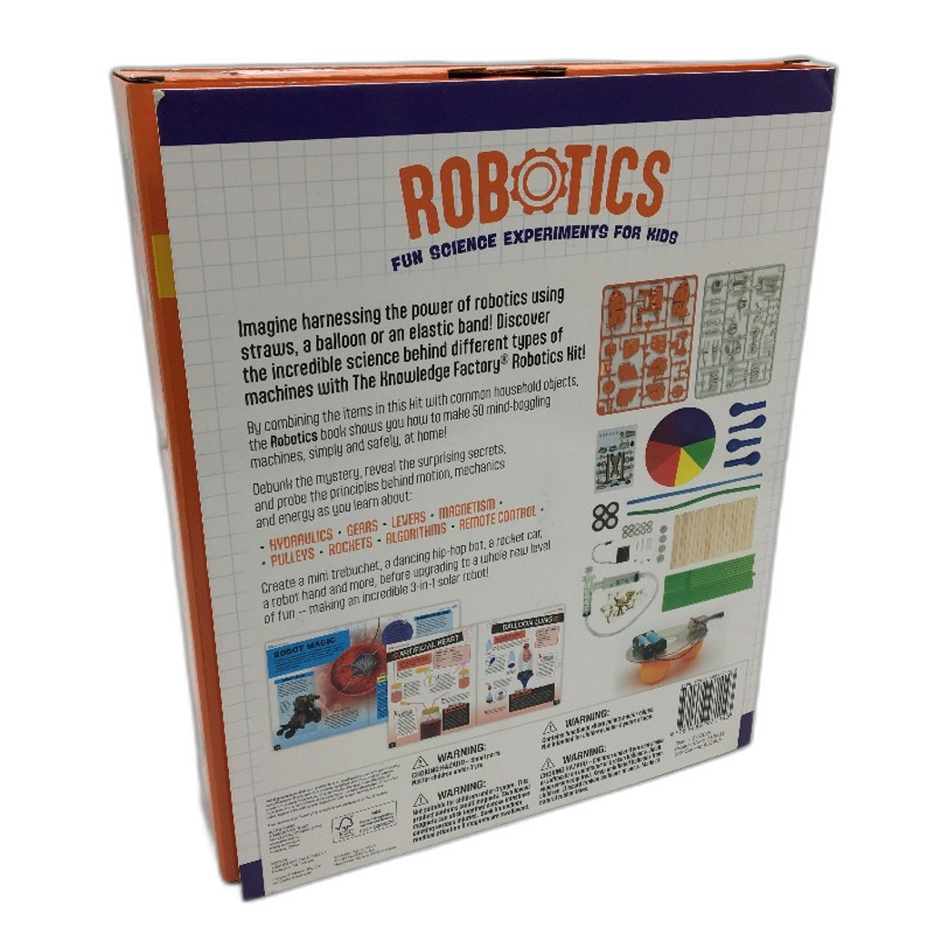 The Knowledge Factory Robotics Build Your Own 3 in 1 Robot for Ages 8 Plus NEW