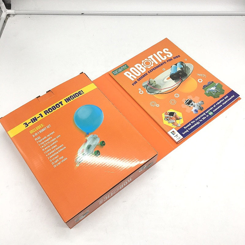 The Knowledge Factory Robotics Build Your Own 3 in 1 Robot for Ages 8 Plus NEW