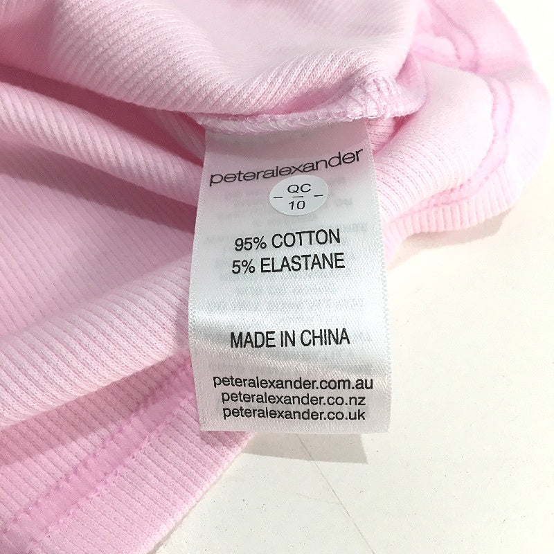 Peter Alexander Classic Pink Ribbed Tank with Shelf Bra Ladies Size XXS NEW