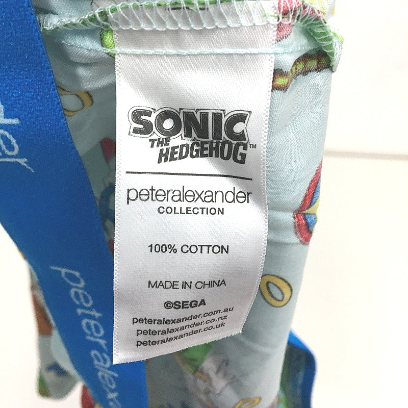 Peter Alexander Sonic the Hedgehog Green Hill Zone Boxers Mens Size Large NEW