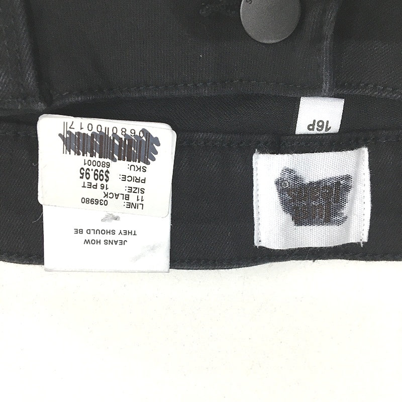 Just Jeans ReFormed Slim High Rise Black Denim Jeans Ladies Sz AU 16 Petite NEW