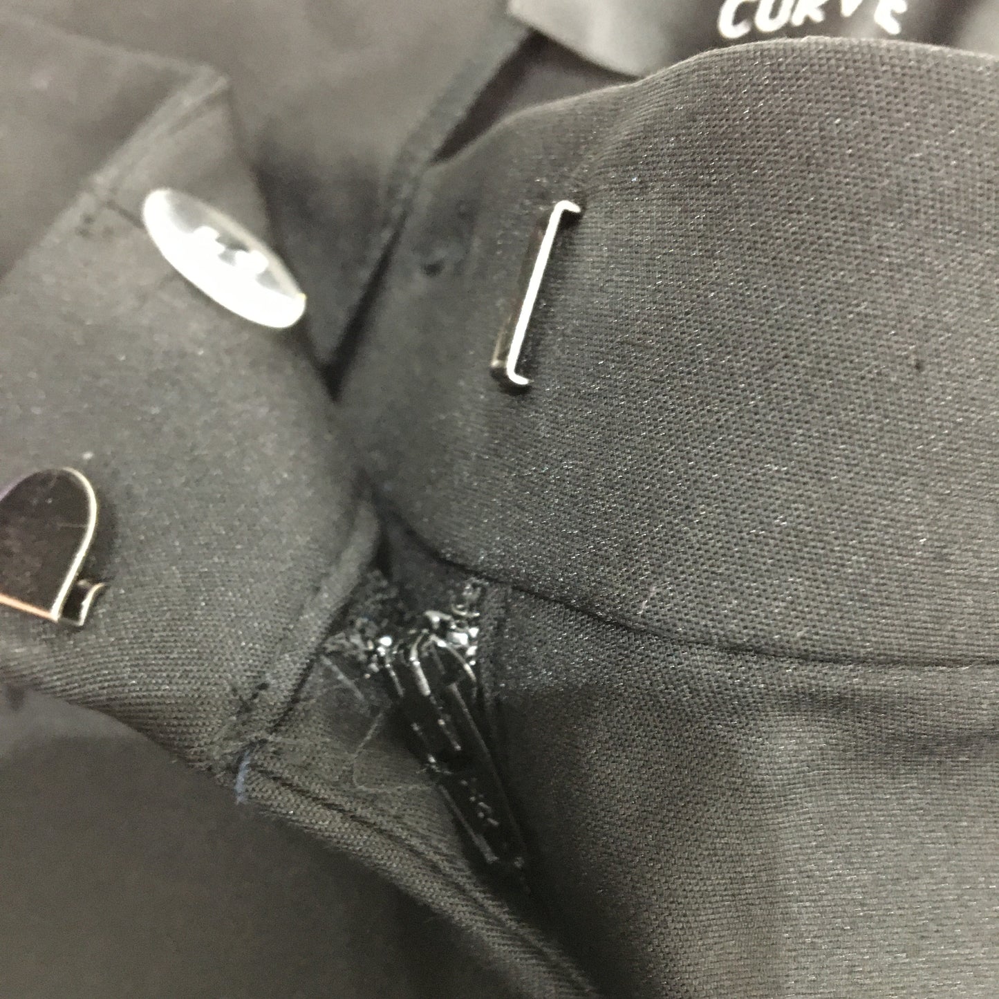 Portmans Easy Does It Tapered Elastic Black Work Pants Ladies Sz AU 16 Curve NEW