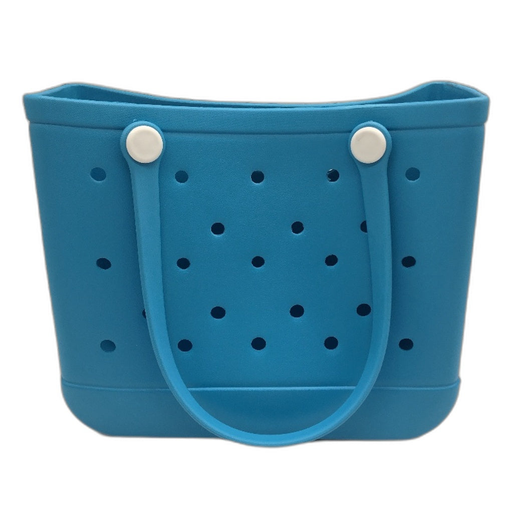 Jiusege Blue EVA Durable Waterproof Rubber Tread Base Sandproof Beach Tote NEW