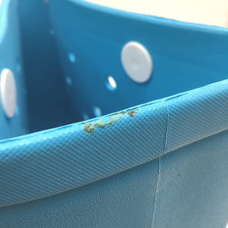 Jiusege Blue EVA Durable Waterproof Rubber Tread Base Sandproof Beach Tote NEW