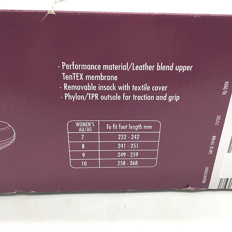 Crane Mid Cut Lace Up Navy Blue Hiking Sneaker Style Shoes Ladies Size 8 NEW