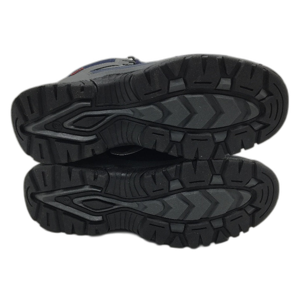 Crane Snow Extreme Thermoboots Fleece Lined Lace Up Grey Navy Mens Size 8 NEW