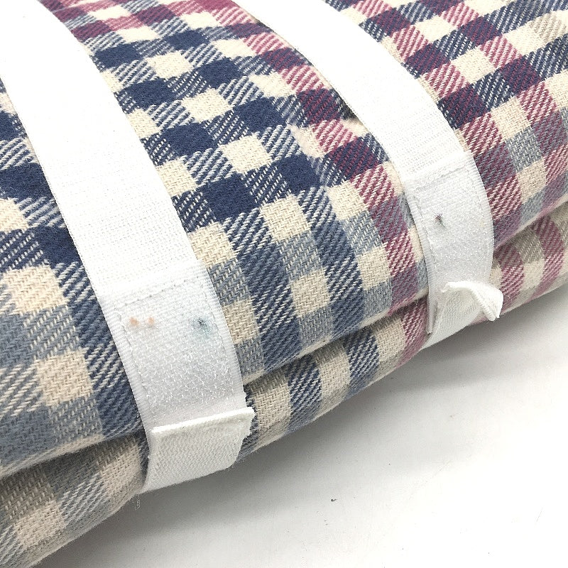 Kirkton House Check Soft Cotton Lightweight Multicoloured Throw Blanket NEW