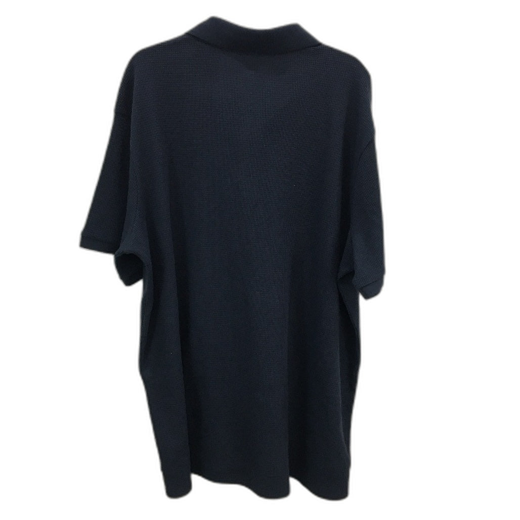 Target Australian Cotton Blend Navy Blue Waffle Polo T-Shirt Mens Size 4XL NEW