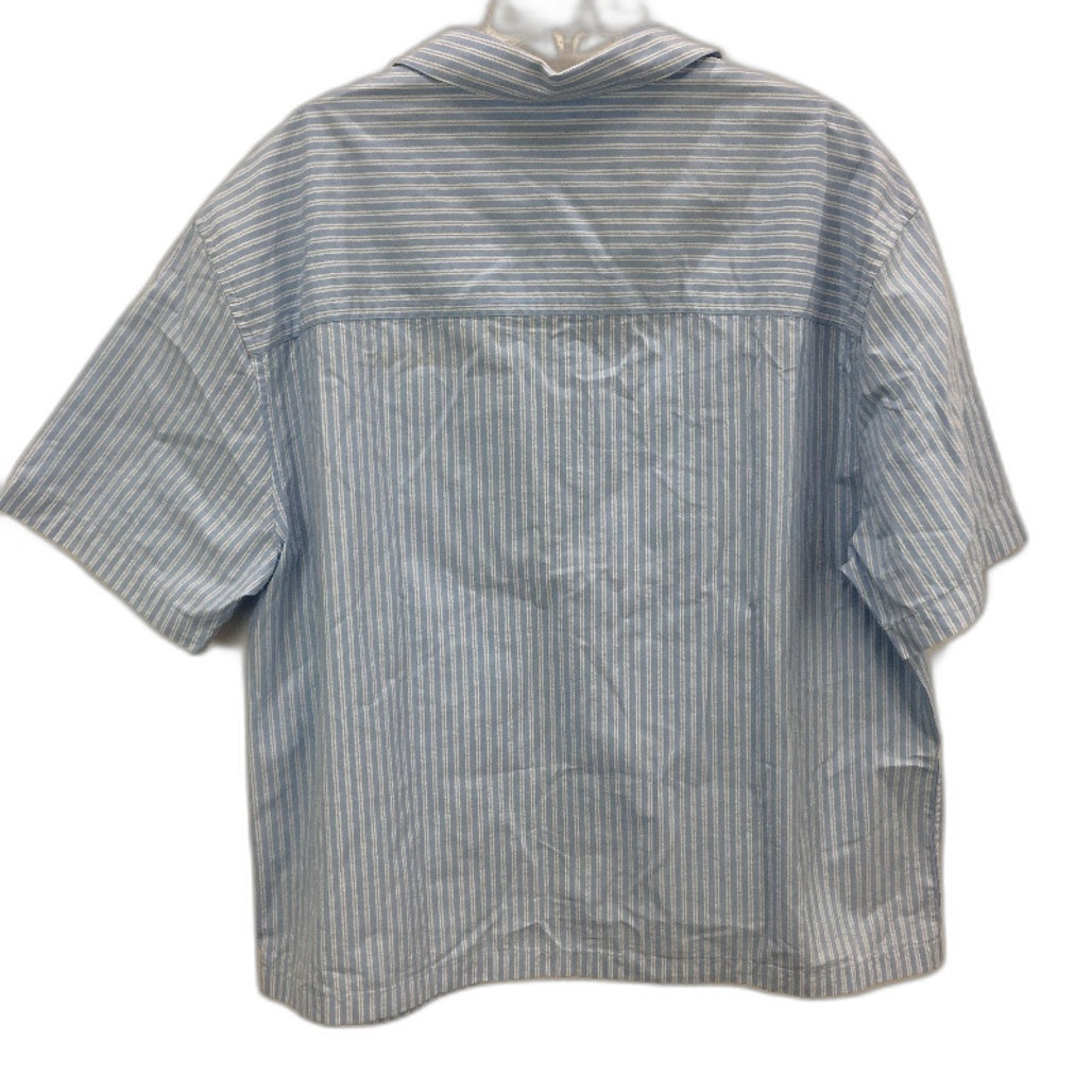 Commons Casablanca Embroidered Cotton Blue Stripe Mens Size Large NEW