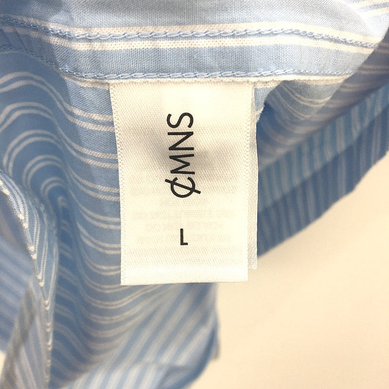 Commons Casablanca Embroidered Cotton Blue Stripe Mens Size Large NEW