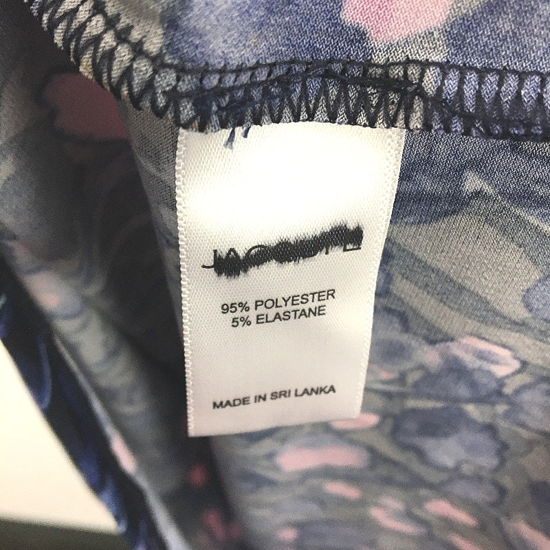 Jacqui E 3/4 Sleeve Carly Twist Floral Navy Mini Dress Ladies Size XL NEW