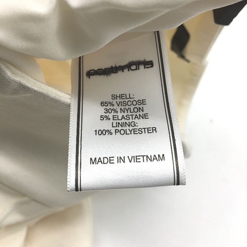 Portmans Bowie Wide Leg Ivory White High Rise Ponte Pants Ladies Size AU 6 NEW