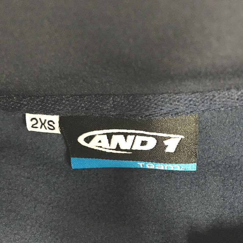 AND1 8pc Navy & Black Zip Up Jackets and SML LTWT Socks Unisex Size 2XS