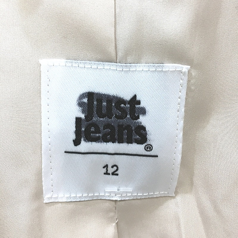 Just Jeans Regan Boxy Fit Cream White Jacket Ladies Size AU 12 NEW