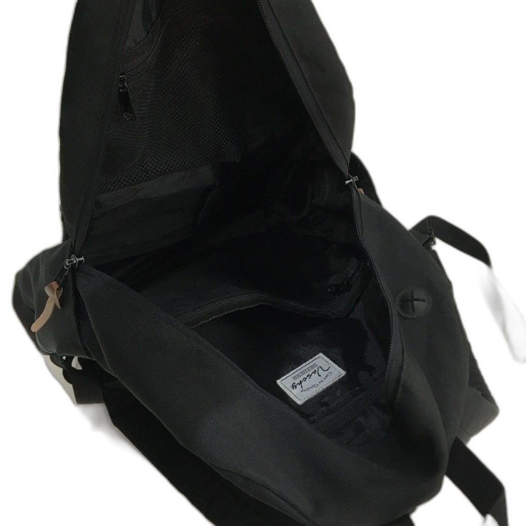Vaschy 15.6 Inch Black Casual Lightweight Large Durable Backpack Unisex