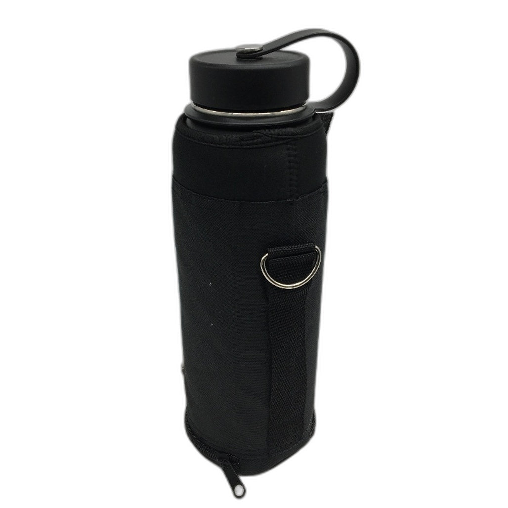 BUZIO Duet Series 40oz Lead Free Stainless Steel Water Bottle Black NEW