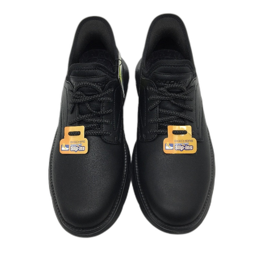 Skechers Air Cooled Memory Foam Black Slip In Gervin Shoes Mens Size US 10 NEW