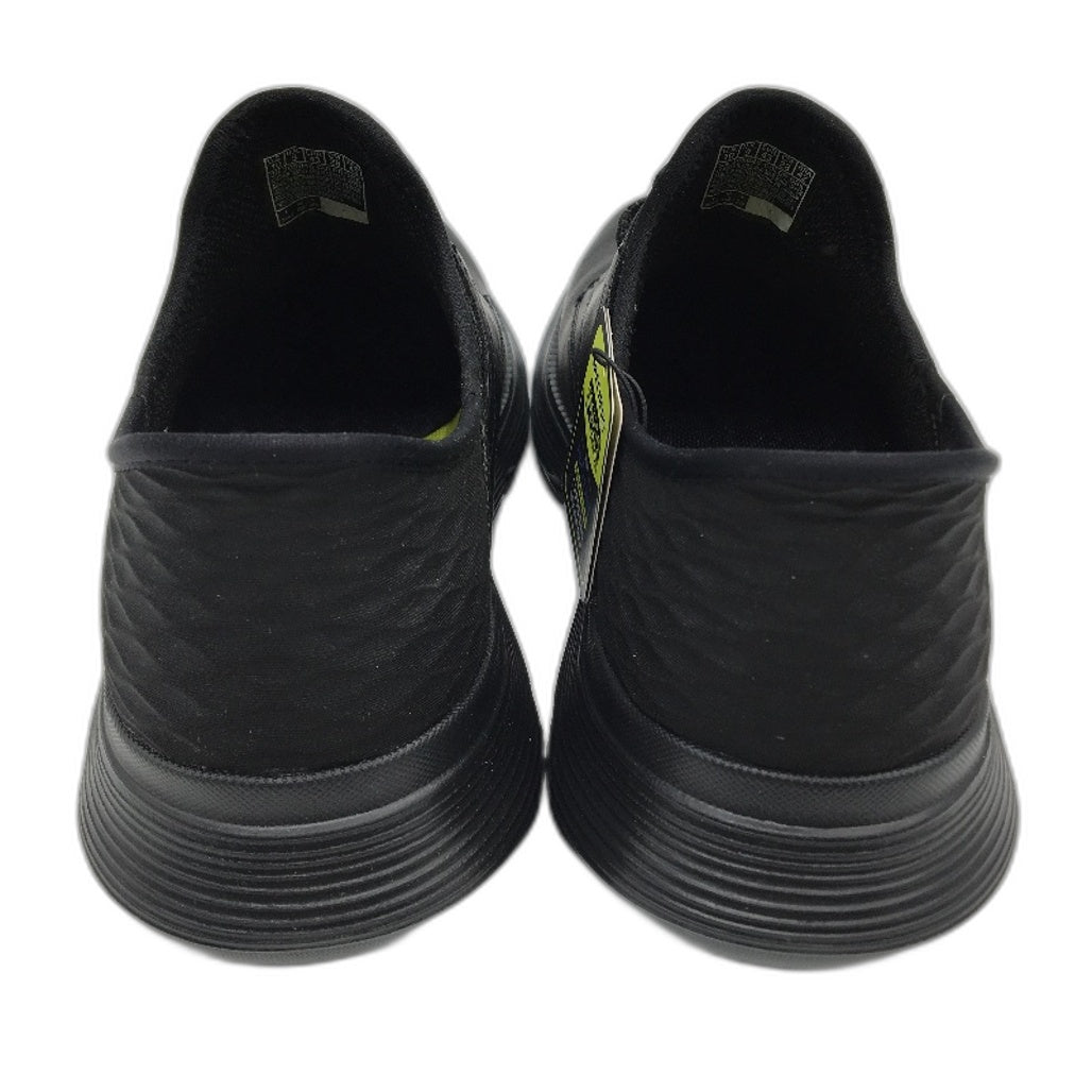 Skechers Air Cooled Memory Foam Black Slip In Gervin Shoes Mens Size US 10 NEW