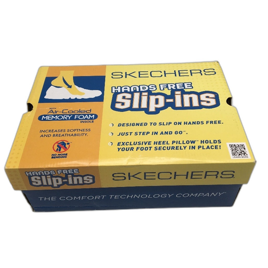 Skechers Air Cooled Memory Foam Black Slip In Gervin Shoes Mens Size US 10 NEW