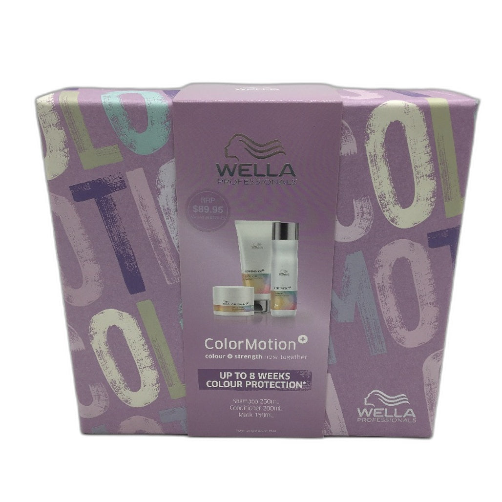 Wella Professional Colour Motion Strength & Protection Trio Set Gift Pack NEW
