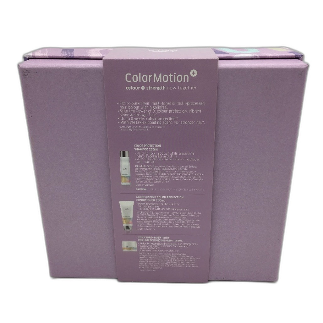 Wella Professional Colour Motion Strength & Protection Trio Set Gift Pack NEW