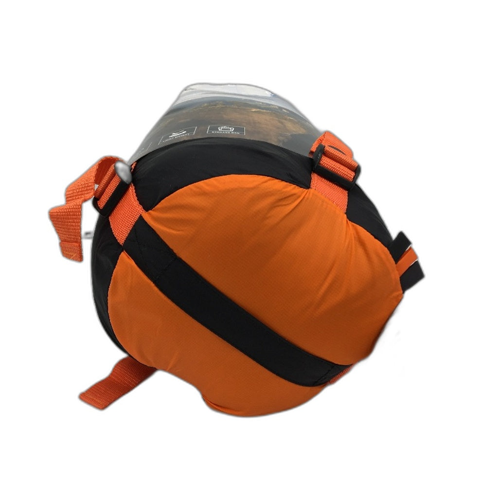 Adventuridge Black Water Repellent Lightweight Duck Down Sleeping Bag Left NEW