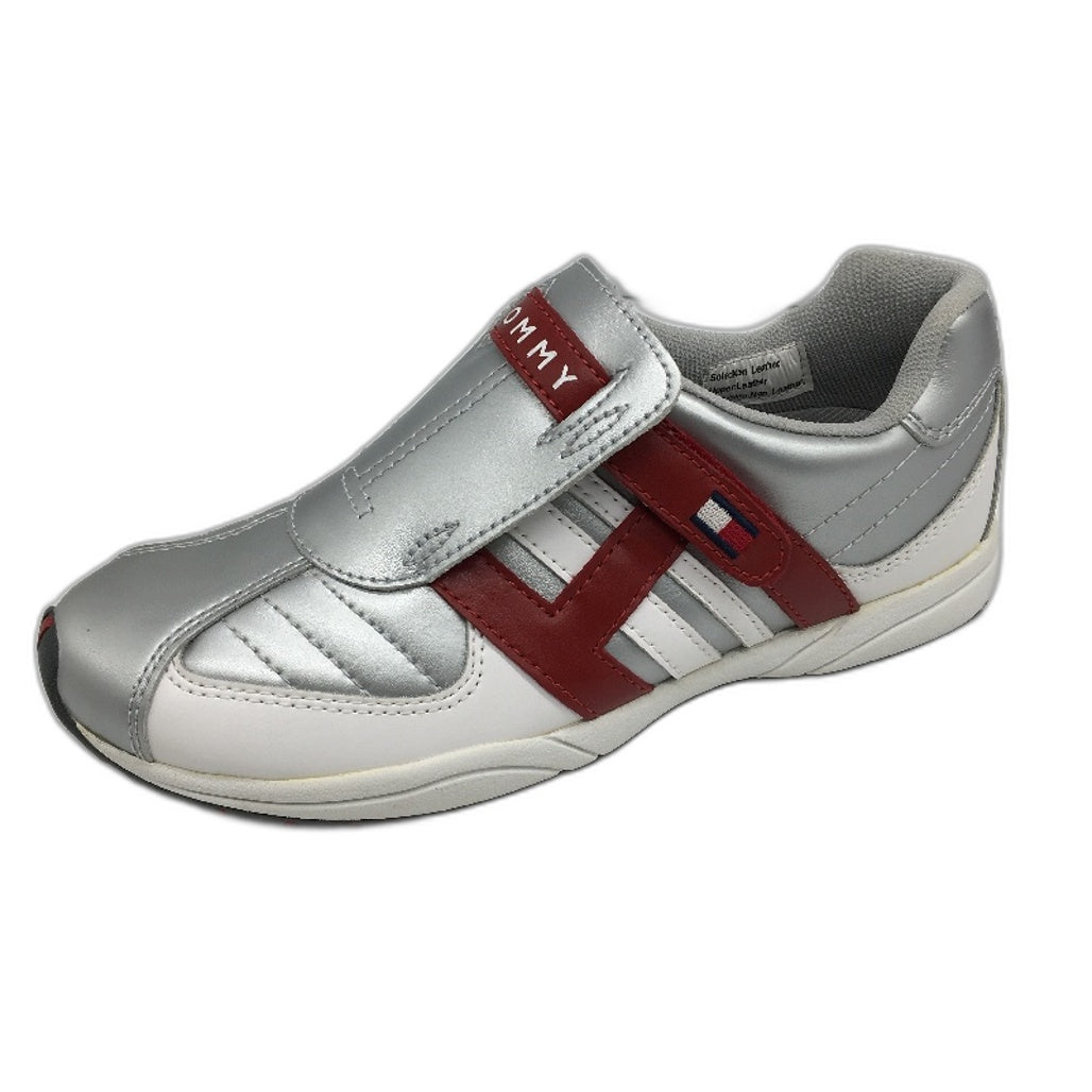 Tommy Hilfiger Caryn II Silver White Slip On Shoe Youth Size US 5 EUR 37.5 NEW