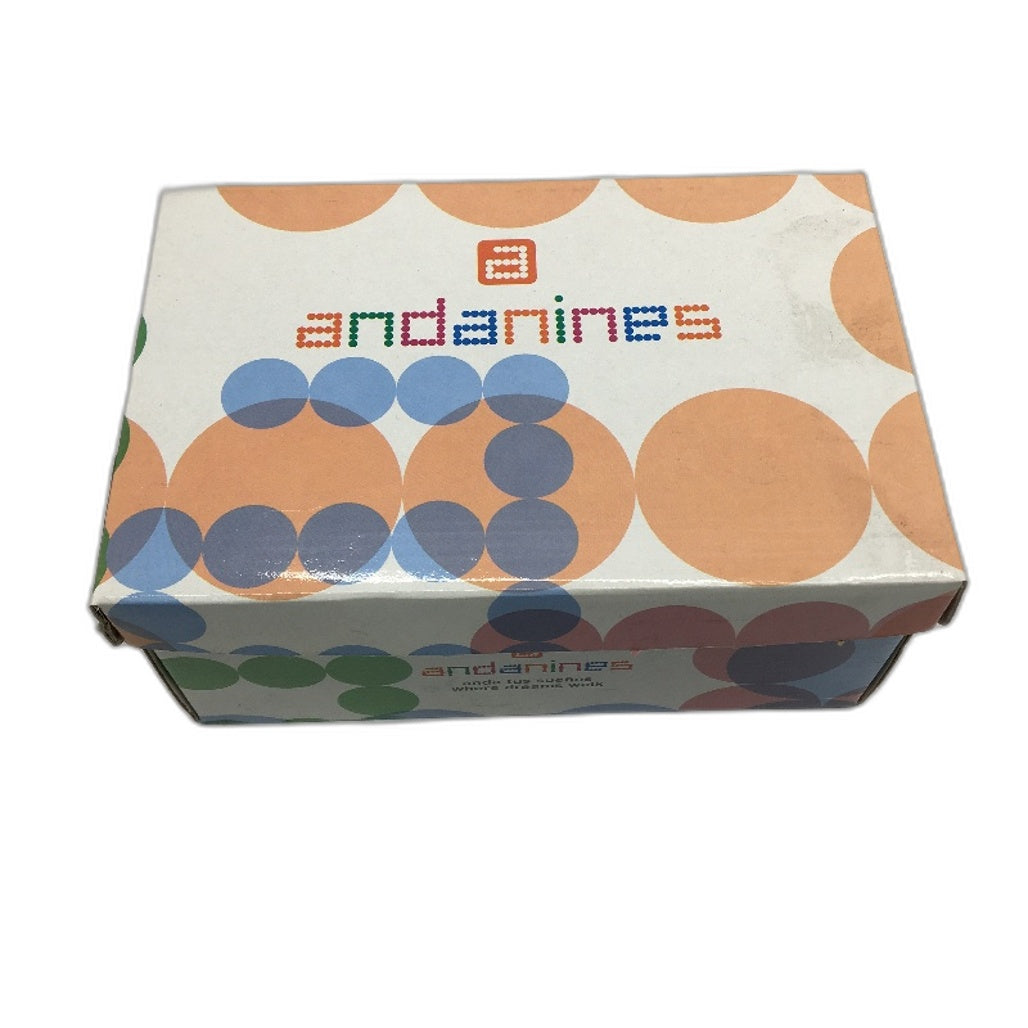 Andanines Leather Upper Black Kiss Rosa Girls Kids Shoe Size US 11 EUR 28 NEW