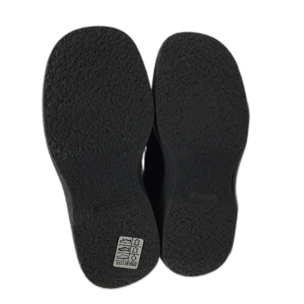 Jolie Amie Maddie Black Leather Patent Leather Girls Boots Size US 11 EUR 28 NEW