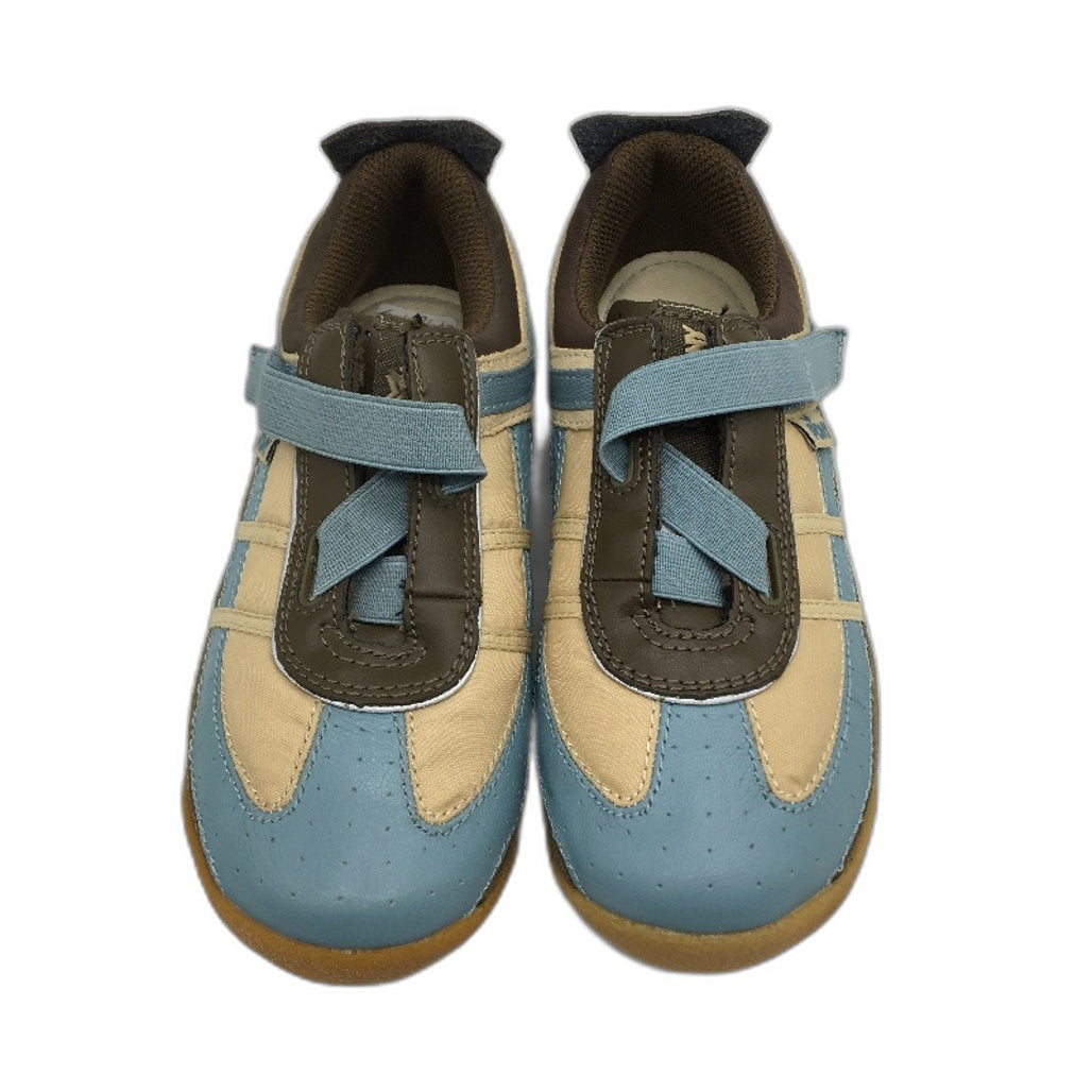 Pony Kids Brown Blue Teak Block'r Casual Shoes Child Size US 13 EUR 31 19cm NEW