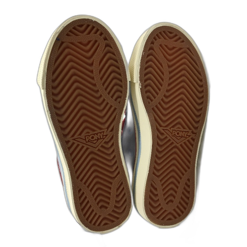 Pony Kids Blue Coral Suede Basketball Sneaker Shoe Size US 12 EUR 29.5 18cm NEW