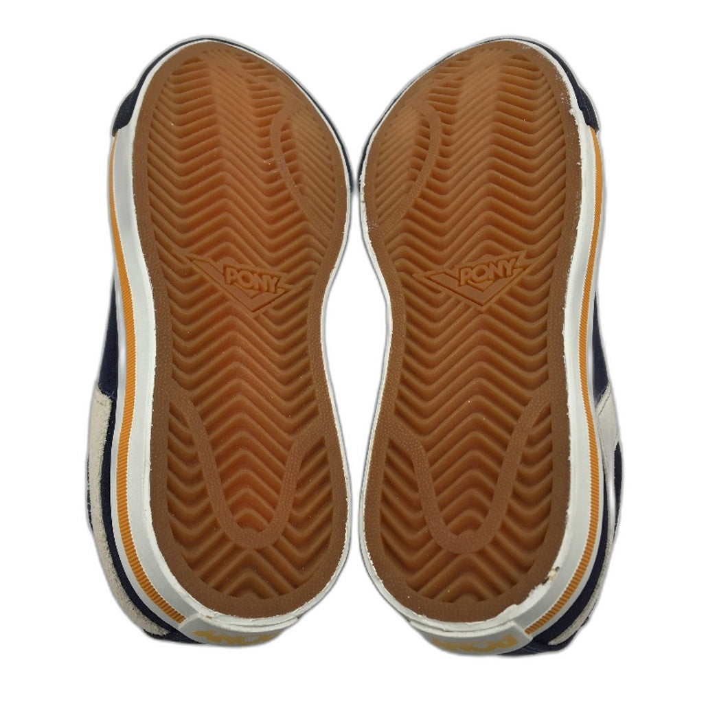 Pony Kids Navy Shooter 78 Low Cut Canvas Sneaker Youth Size US 6 EUR 38.5 NEW