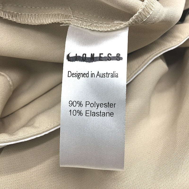 Lioness Desire Oyster White Low Rise Loose Fit Pants Ladies Size Small NEW