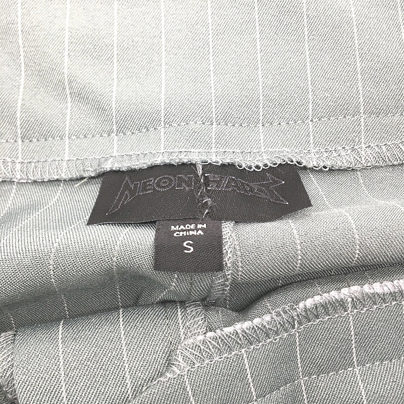 Neon Hart Sage Green Straight Leg Pinstripe Pants Ladies Size Small NEW