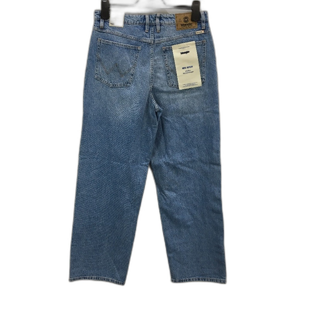 Wrangler Mid Joplin Gemstone Blue Relaxed Denim Jeans Ladies Size AU 10 NEW