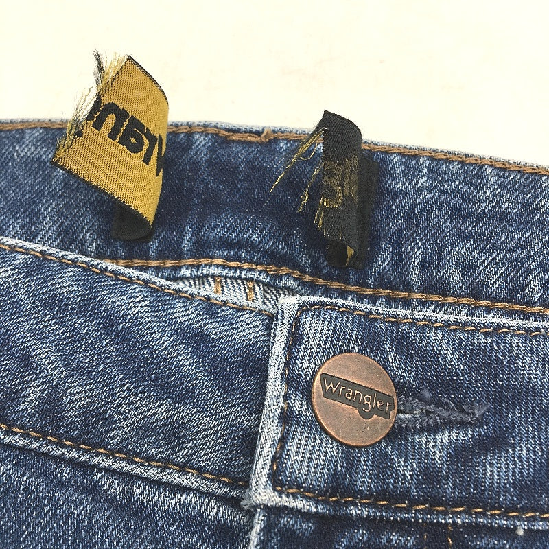 Wrangler Sid Slim Tapered Leg Low Rise Indigo Blue Jeans Mens Size 36 NEW