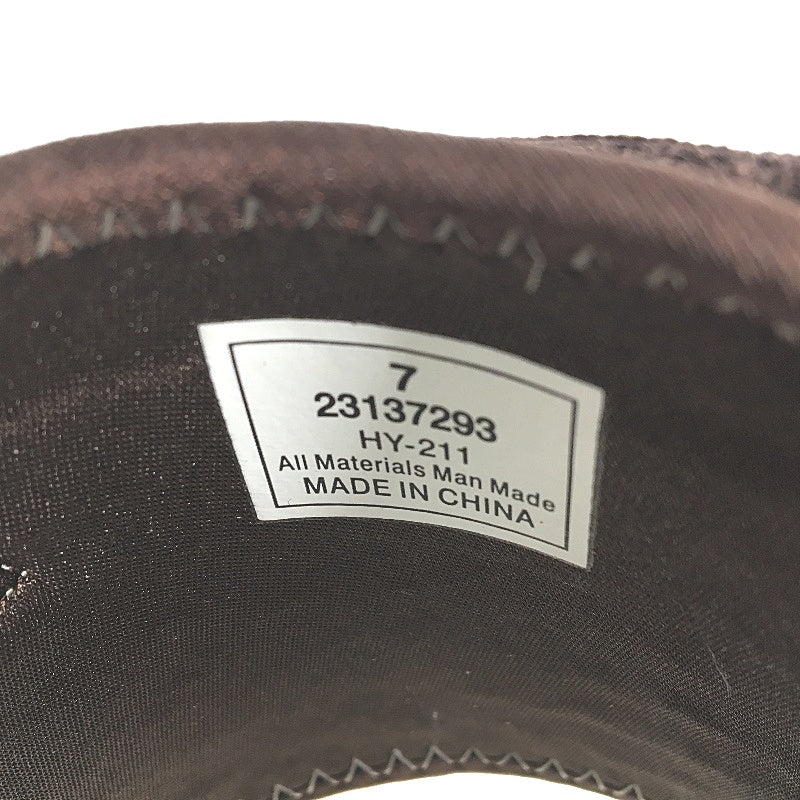 DKNY Mulberry Lycra Chocolate Brown Slide Slip On Sandal Shoe Ladies Size 7 NEW