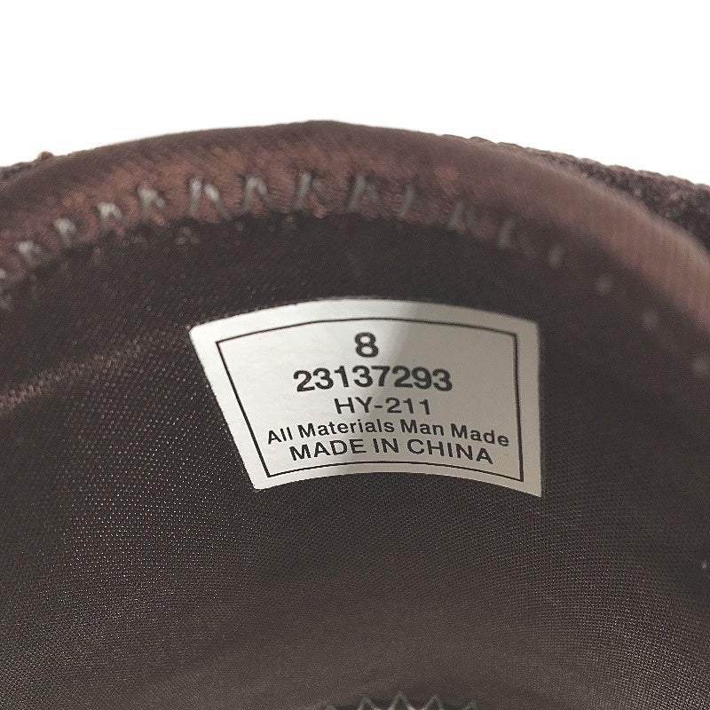 DKNY Mulberry Lycra Chocolate Brown Slide Slip On Sandal Shoe Ladies Size 8 NEW