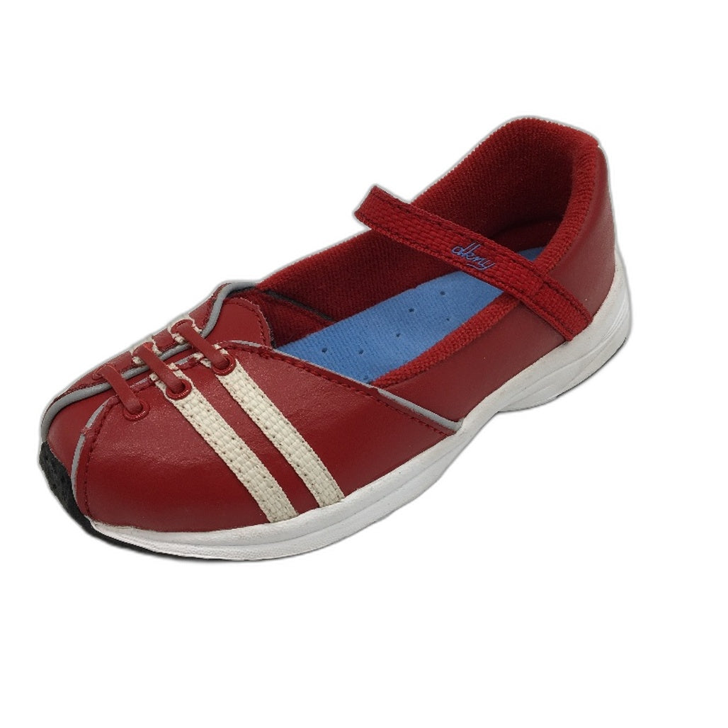 DKNY Flag Red Leather Casual Shoe Sneaker Style Toddler Kids Girls Size 10 NEW