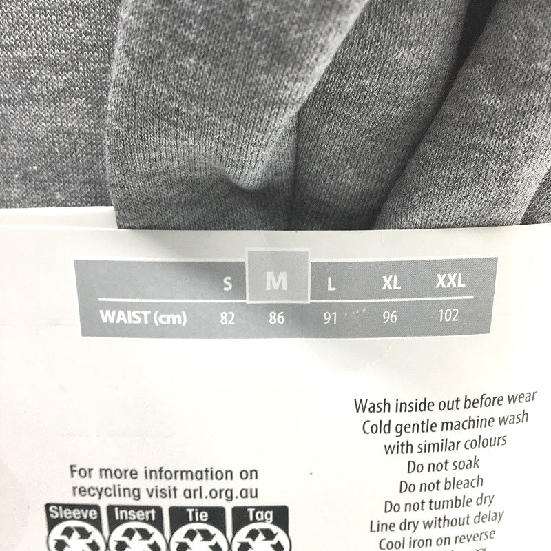 Westbay Mid Grey Cotton Blend Regular Fit Sweat Track Pants Mens Size Medium NEW