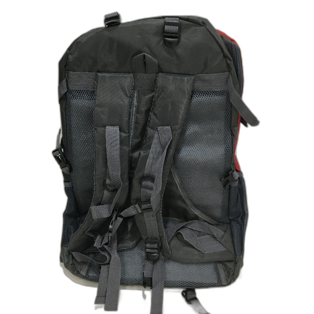 Huwai 60L Large Red & Grey Hiking Outdoor Multi Compartment Backpack NEW