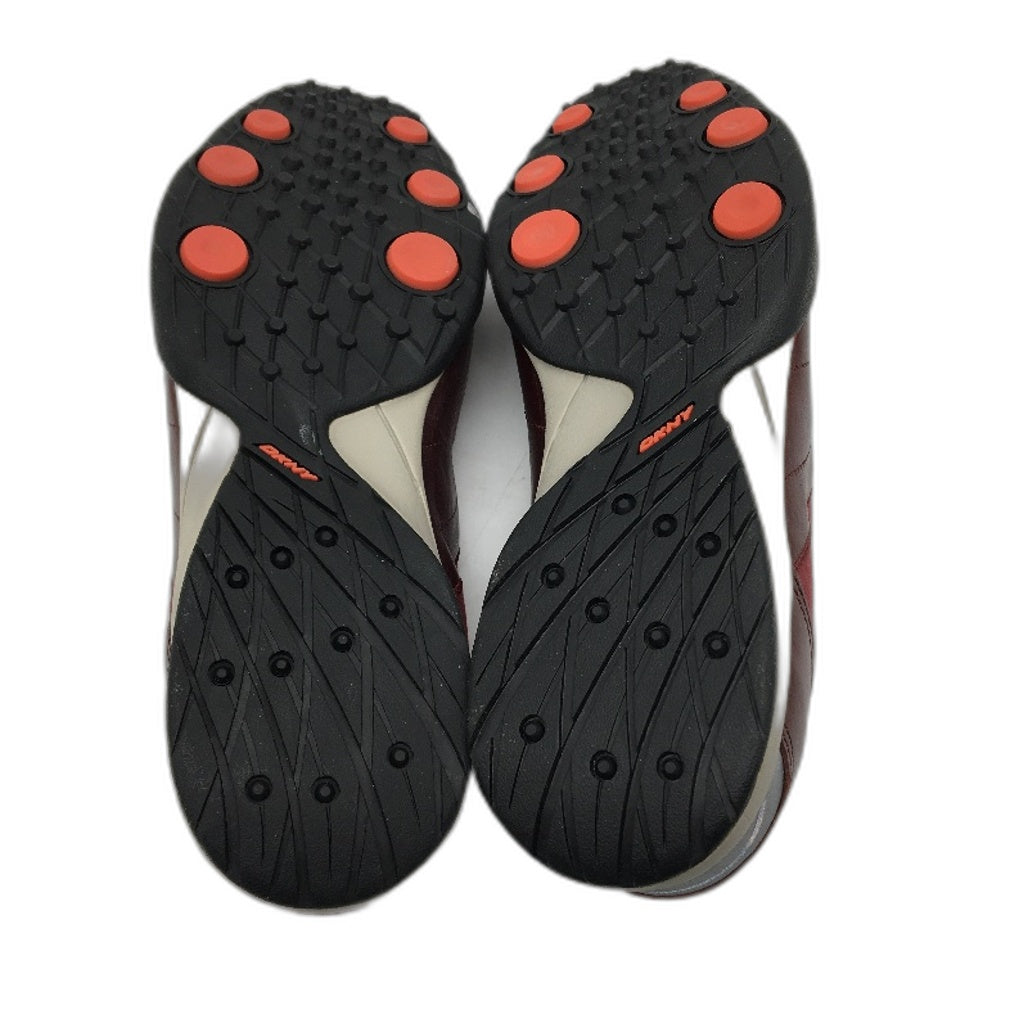 DKNY Mulberry Leather Empire Luxe Slip On Casual Sneaker Shoe Ladies Size 10 NEW