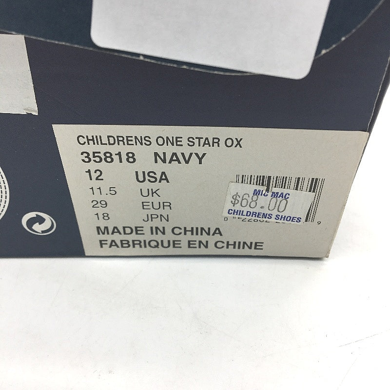 Converse Navy Suede All Star Low Cut Sneakers Size US 12 EUR 29 UK 11.5 NEW