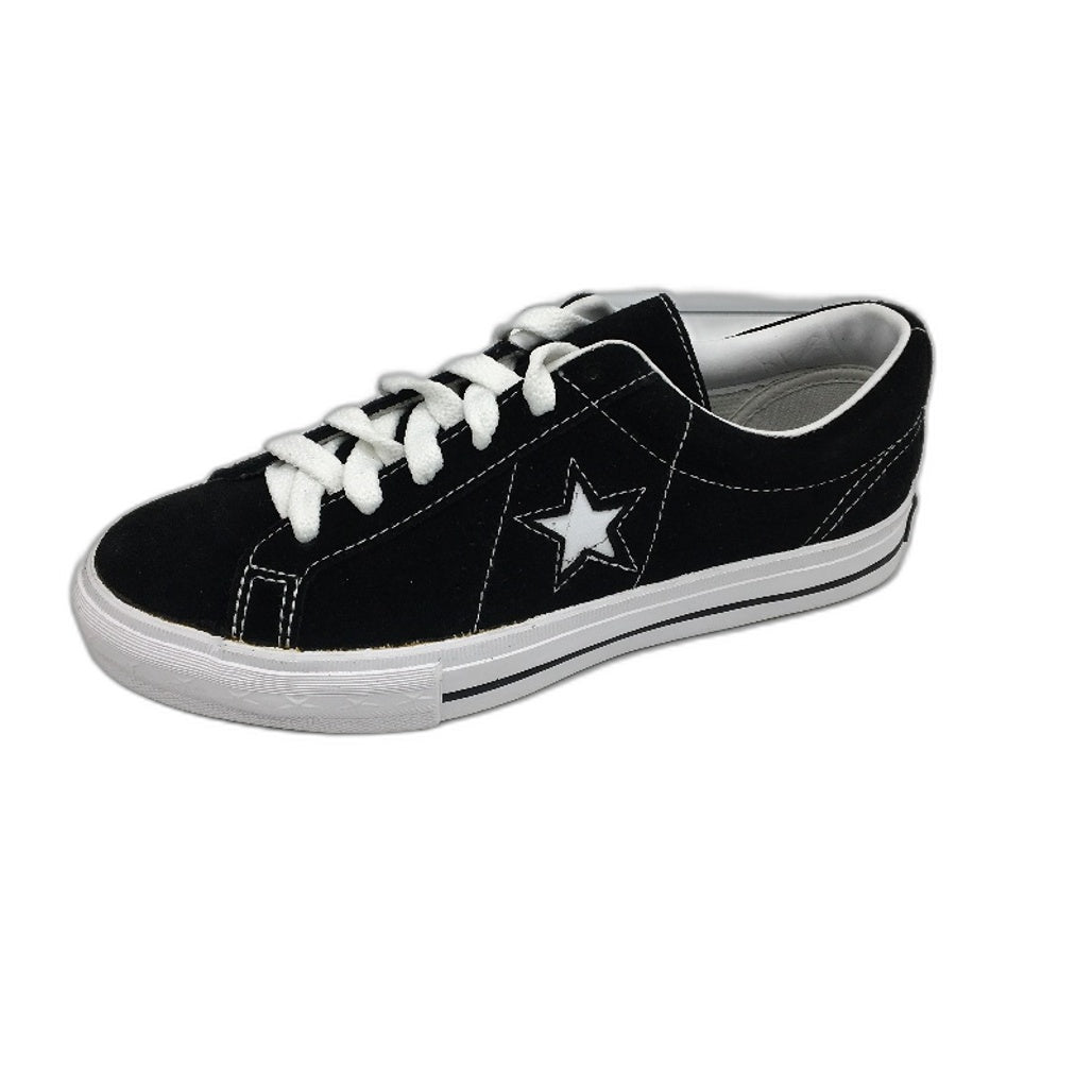 Converse Black Suede All Star Low Cut Sneakers Kids Sze US 2 EUR 32.5 UK 1.5 NEW