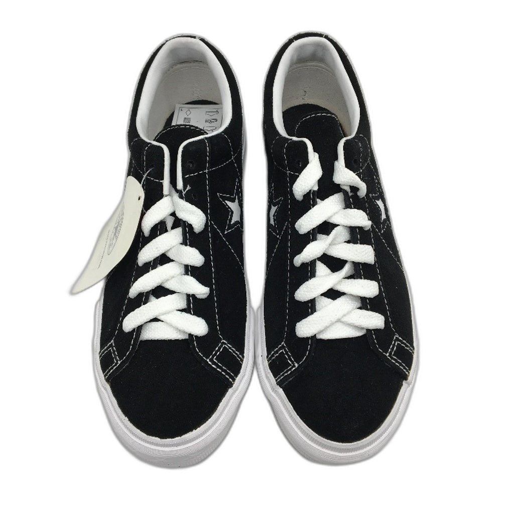 Converse Black Suede All Star Low Cut Sneakers Kids Sze US 2 EUR 32.5 UK 1.5 NEW