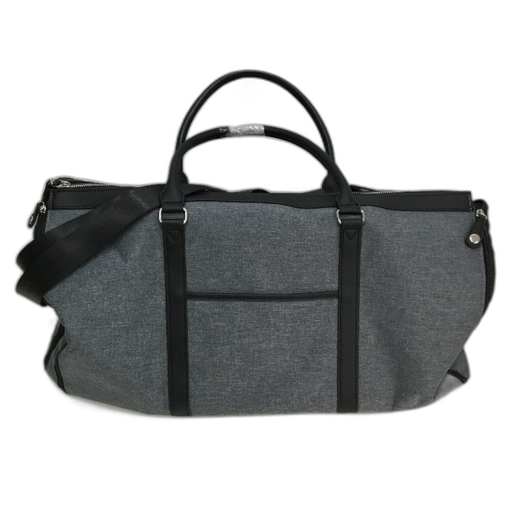 Large Capacity Duffel Bag Multi-Compartment Travel Bag Grey & Black