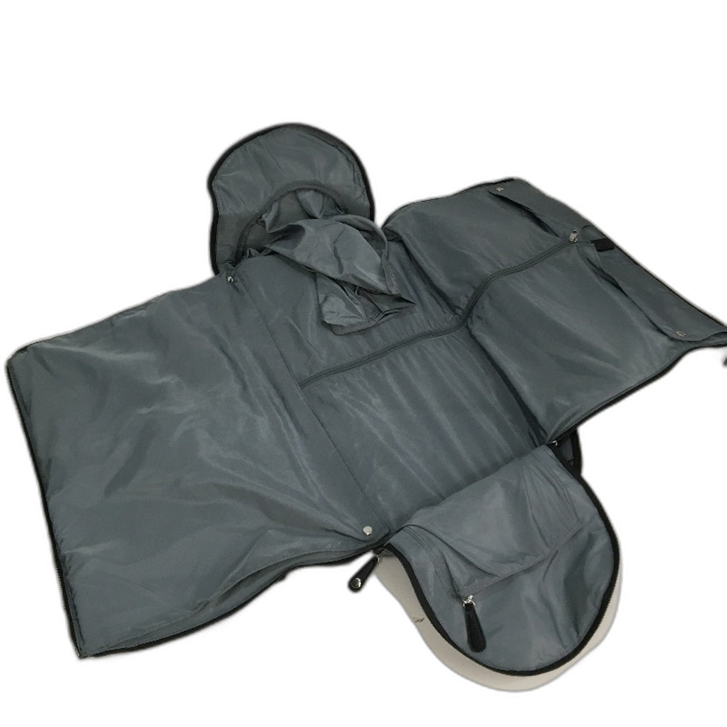 Large Capacity Duffel Bag Multi-Compartment Travel Bag Grey & Black